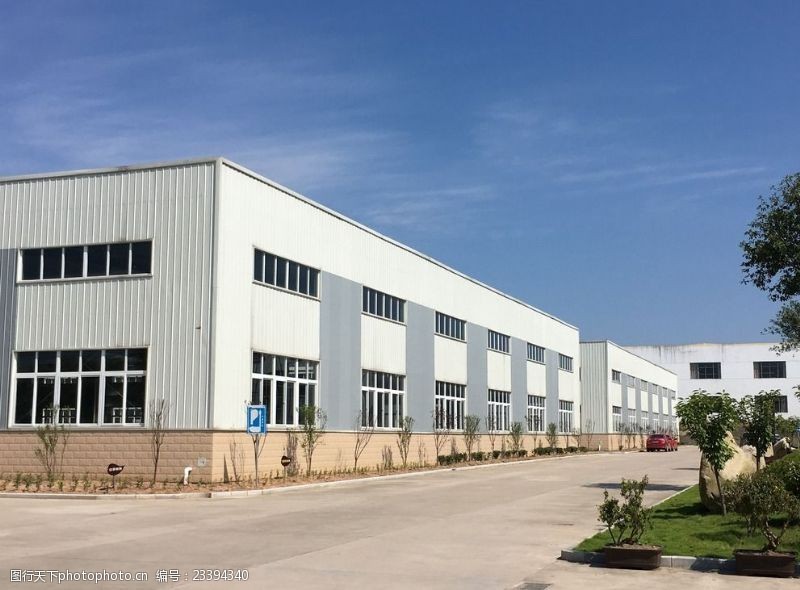 鋼架廠房圖片素材