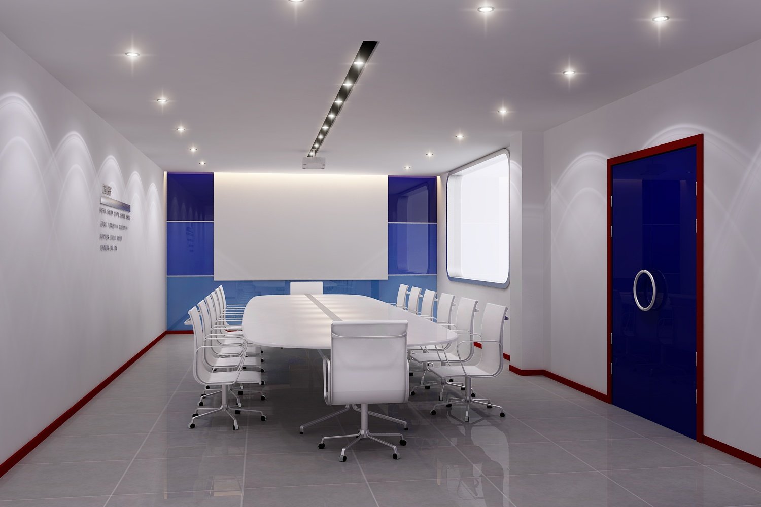 公司會(huì)議室效果圖